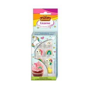 Vahiné Decoración Confitería Unicornio Blister 8 Uds.8 G.