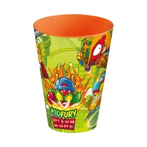 Vaso Grande Infantil de Plástico con 0,43 Litros de Capacidad y Diseño Superzings. 0.43 L