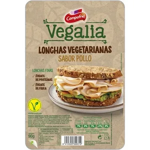 Vegalia Lonchas Vegetarianas Sabor Pollo en Lonchas Finas Campofrio