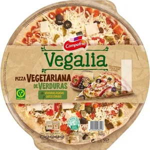 Vegalia Pizza Vegetariana de Verduras Asadas y Queso Curado Campofrio