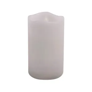 Vela Cilíndrica Led, Color Blanco, Actuel.