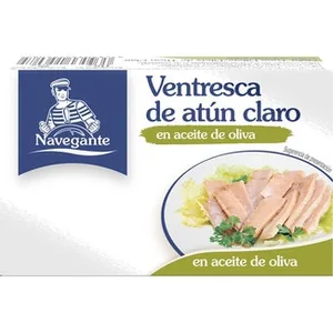 Ventresca de Atún Claro en Aceite de Oliva  Navegante 81 G