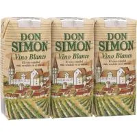 Vino Blanco DON Simon, Pack 3x187 Ml