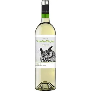 Vino Blanco Verdejo DO Rueda Ecológico  Cuatro Rayas 75 CL