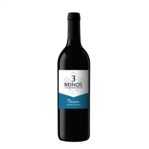 Vino Tinto 3 Reinos D.o. Valdepeñas 75 Cl.