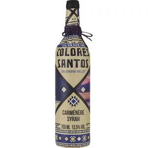 Vino Tinto Carmenere Syrah de Chile Colores Santos