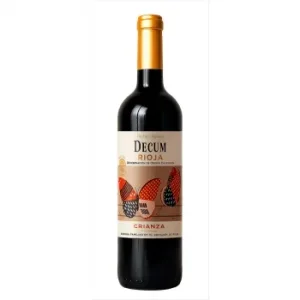 Vino Tinto Crianza Tempranillo Decum D.o.ca. Rioja 75 Cl.