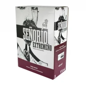 Vino Tinto Joven Tempranillo Señorío Extremeño Vendimia Seleccionada V.t. Extremadura Grifo 3 L.