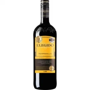Vino Tinto Tempranillo Elegido 1 L.