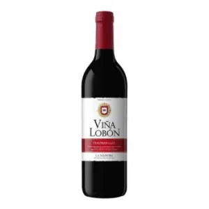 Vino Tinto Tempranillo Viña Lobón D.o. Mancha 75 Cl.