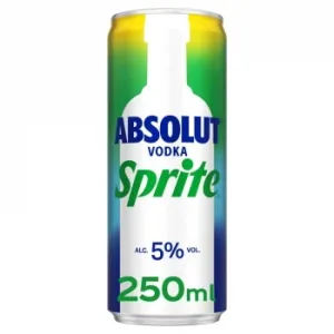 Vodka Absolut Sprite Lata 25 Cl.