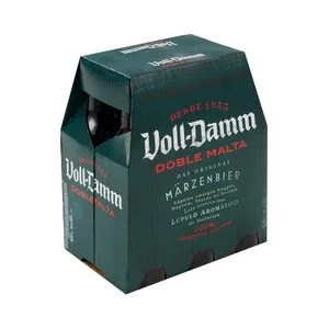 Voll-damm Cerveza Doble Malta Pack 6 X 25 Cl. 1500 ML