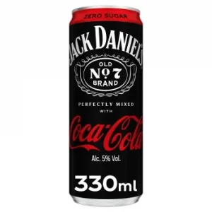 Whisky Jack Daniel’s con Coca-cola Zero Azúcar Lata 33 Cl.