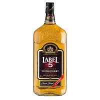 Whisky Label 5, Botella 1 Litro