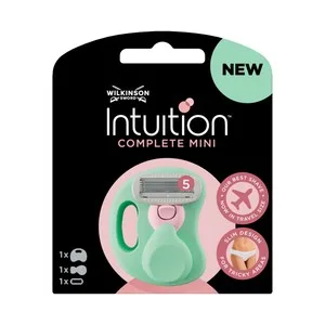 Wilkinson Intuition Complete Mini Maquinilla para Depilación Femenina con Cabezal de 5 Hojas.