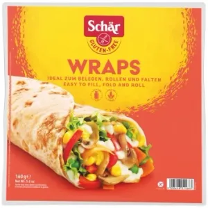Wraps Schär sin Gluten y sin Lactosa 160 G.