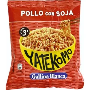 Yatekomo Pollo con Soja Bolsa 79 Gr