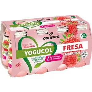 Yogucol 0% Sabor Fresa 8 X 100 Gr