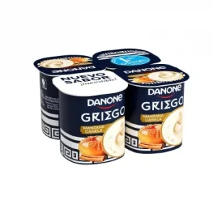 Yogur Griego con Manzana y Canela Danone Pack de 4 Unidades de 110 G.
