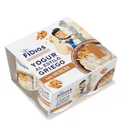 Yogur Griego con Nueces Dia Fidias Pack 4 X 125 G
