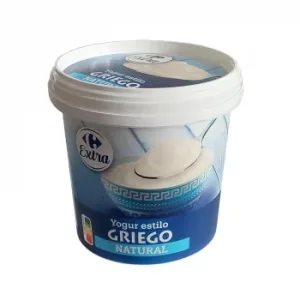 Yogur Griego Natural Carrefour Extra 1 Kg.