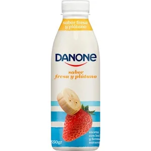 Yogur Líquido Sabor Fresa Danone Danonino Pack de 4 Unidades de 100 G.