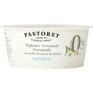 Yogur Natural Artesano Desnatado 0% M.g. con Leche de Vacas de Pasto Pastoret