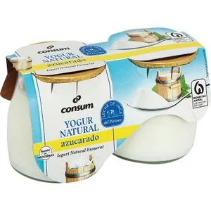 Yogur Natural  Azucarado 2 X 125 Gr