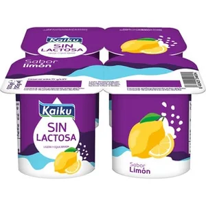 Sin Lactosa Sabor Limón Pack 4 Kaiku