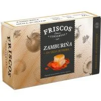 Zamburiñas en Salsa Vieira Friscos, Lata 111 G