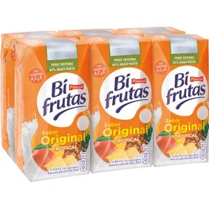 Zumo de Frutas y Leche Sabor Tropical P-6 6 X 200 Ml