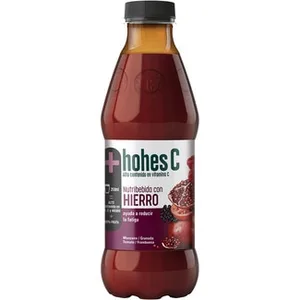 Zumo de Manzana, Granada, Tomate, Frambuesa Enriquecido con Hierro a Partir de Concentrado  Hohes C 1 L