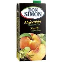 Zumo de Melocotón-uva DON Simon, Brik 1 Litro
