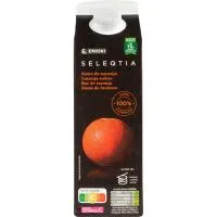 Zumo de Naranja 100% Exprimida Eroski Seleqtia, Brik 1 Litro