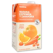 Zumo de Naranja Exprimida y Zanahoria