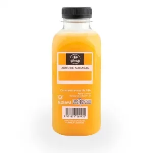 Zumo de Naranja Recién Exprimido Carrefour 500 Ml
