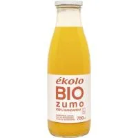 Zumo Ecológico de Mandarina Ékolo, Botella 75 Cl