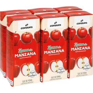 Zumo Manzana Concentrado Pack de 6 6 X 0,2 L