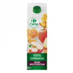 Zumo Multifrutas Exprimido Carrefour Extra Brik de 1 L.